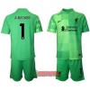 Oficiální Fotbalový Dres Brankářské Liverpool Alisson Becker 1 Domácí 2021-22 pro Děti